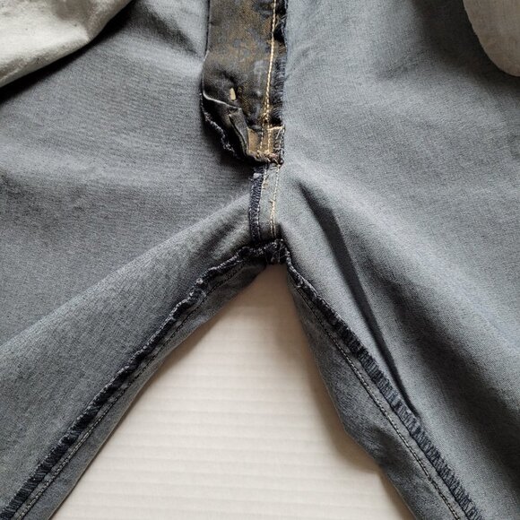 Lois jeans black stretch denim pants paisley grey brown pattern boho high rise - Picture 5 of 12